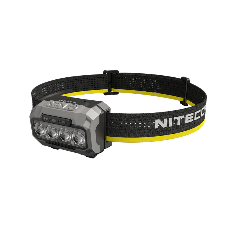 Nitecore HA23 UHE 600 lm kempinga galvas lukturis (3×AAA) ar vairākām krāsu temperatūrām