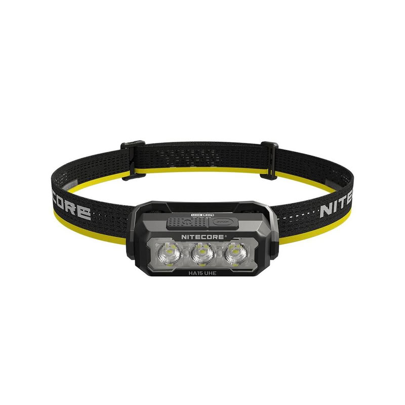 Nitecore HA15 UHE 400 lm kempinga galvas lukturis (AA) ar vairākām krāsu temperatūrām
