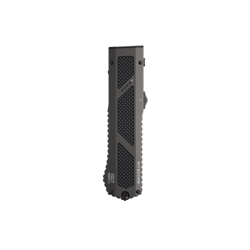Nitecore EDC17 lukturītis – 1500 lūmenu balta gaisma, UV un zaļš lāzers, uzlādējams ar USB-C, nerūsējošais tērauds, IPX7 ūdensizturīgs, k...