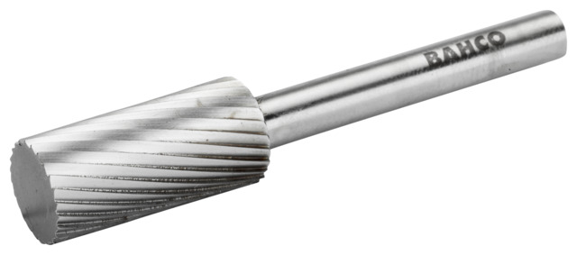 Cylindrical HSS rotary burr 10x20mm 6mm drive medium cut, single pack