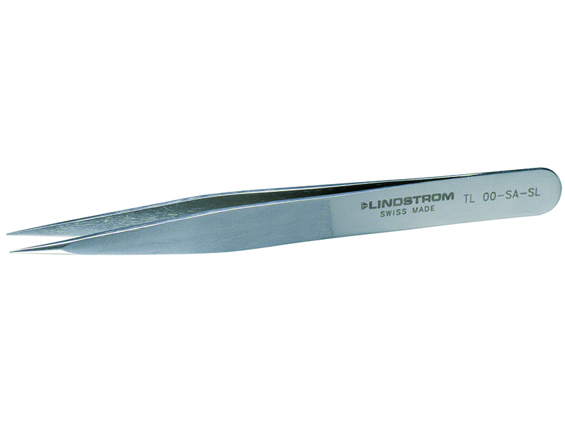 Tweezers 00-SA-SL, stainless steel, anti-magnetic, 120mm