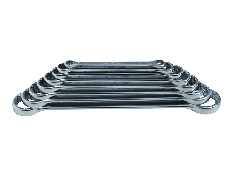 Flat ring spanner set a 8 pcs
