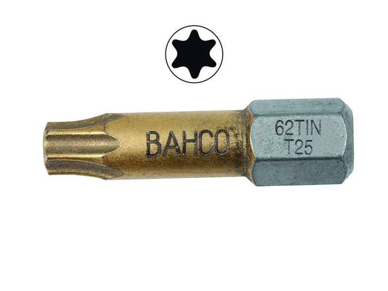 Bit T15 25mm 1/4¨dr tin