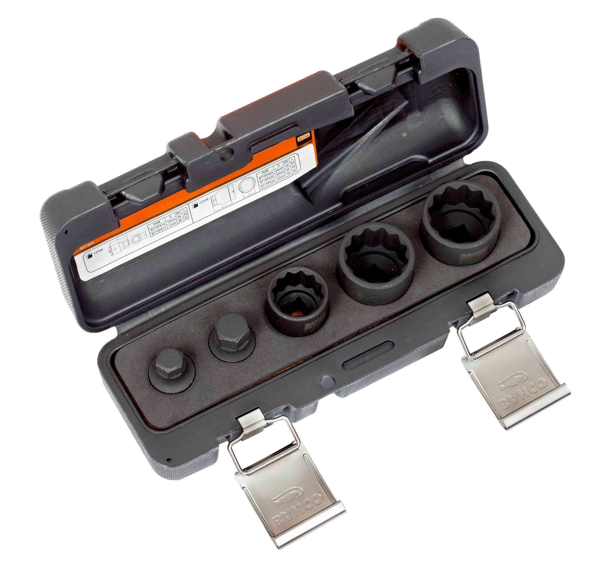 1/2 imp. sockets & bit-vw 5P