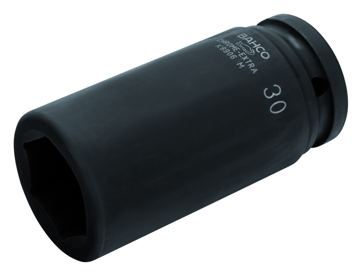 Deep hexagon impact socket K8906M 24mm 3/4