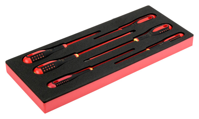 ERGO 1000V VDE screwdrivers set 6 pcs Fit&Go 1/3, SL+PH