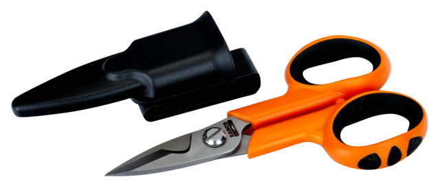 Heavy Duty Electrician Scissors with Groove