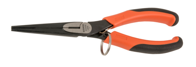 Snipe nose pliers Ergo, long 200mm with safety spring