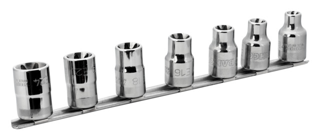 Socket set 7800TORX-E E10-E24 6 pcs 1/2