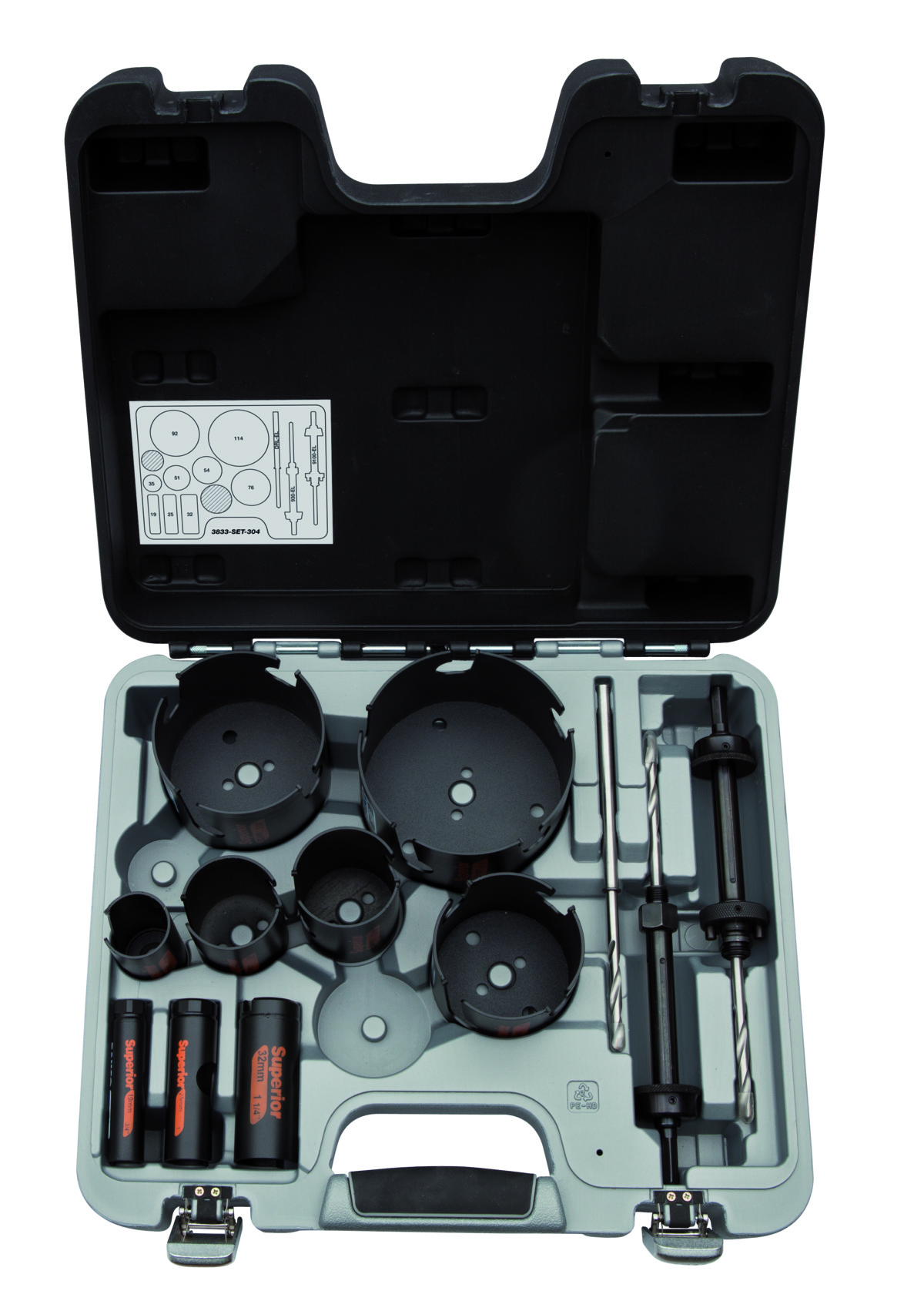 Multi-Construction holesaw set 19-114mm