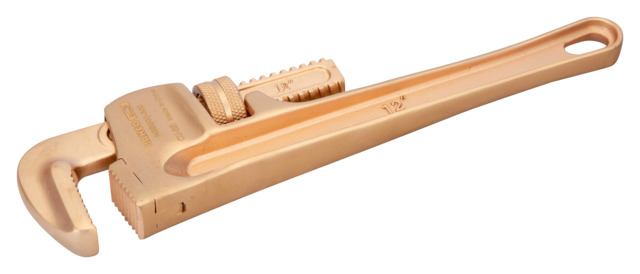 Non-Sparking Stillson pipe wrench Bahco CU-BE 1200mm, max 110mm