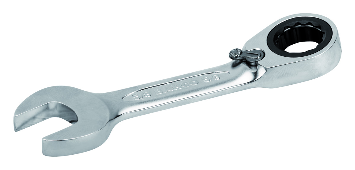 Ratcheting combination wrench short series 10RZ 5/16