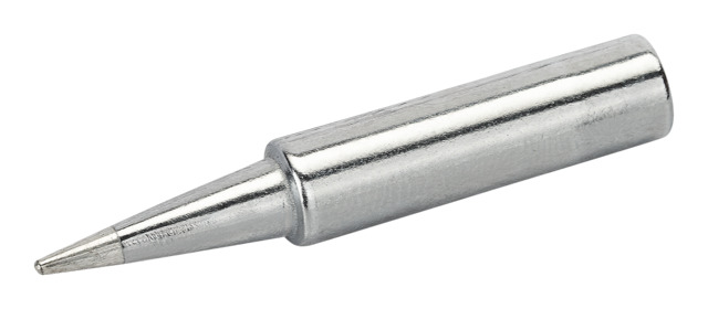 Spare tips 4mm flat placed at 45º  for temperature controlled soldering iron 327020500