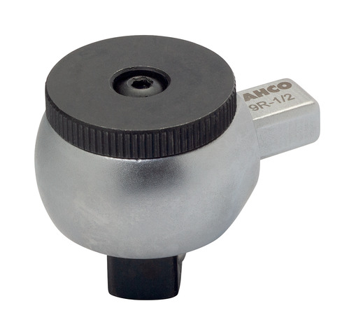 Round ratchet head with rectangular connector 1/4
