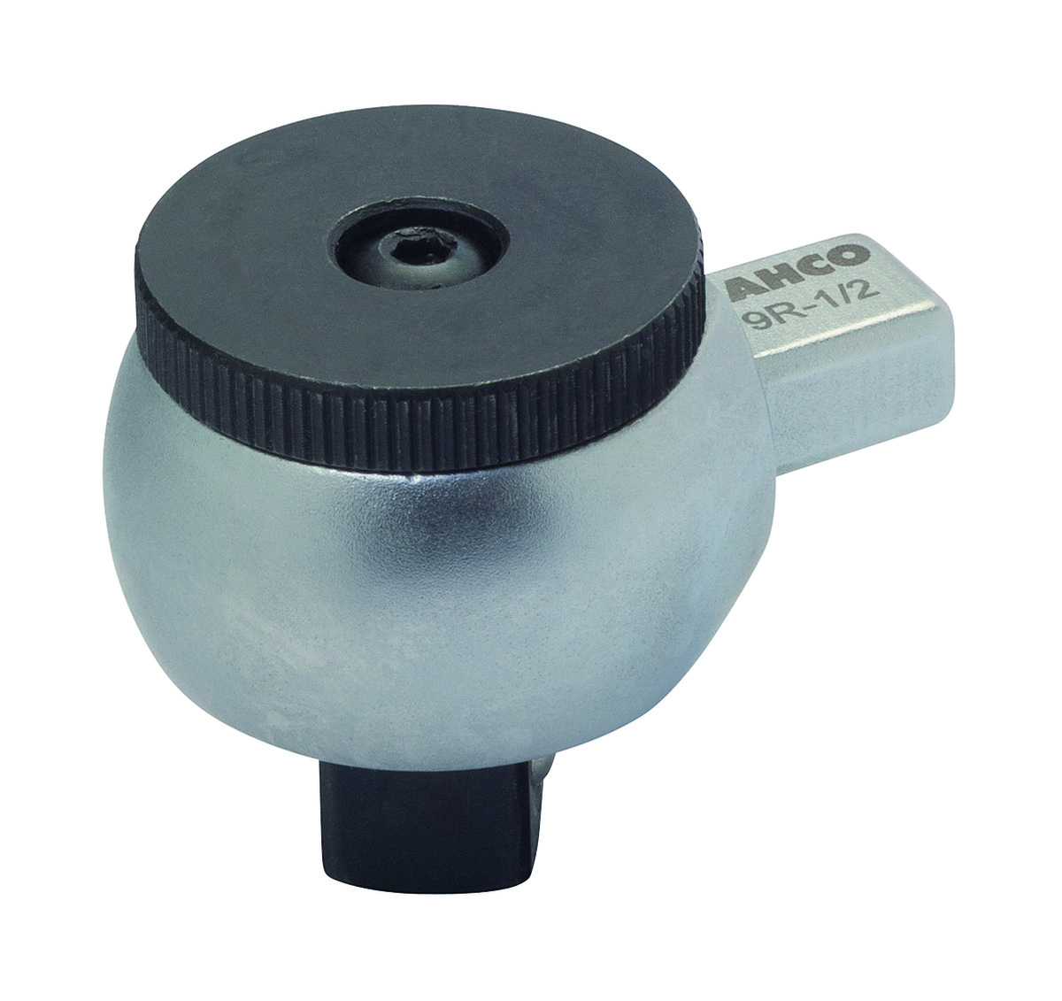 Round ratchet head with rectangular connector 3/8