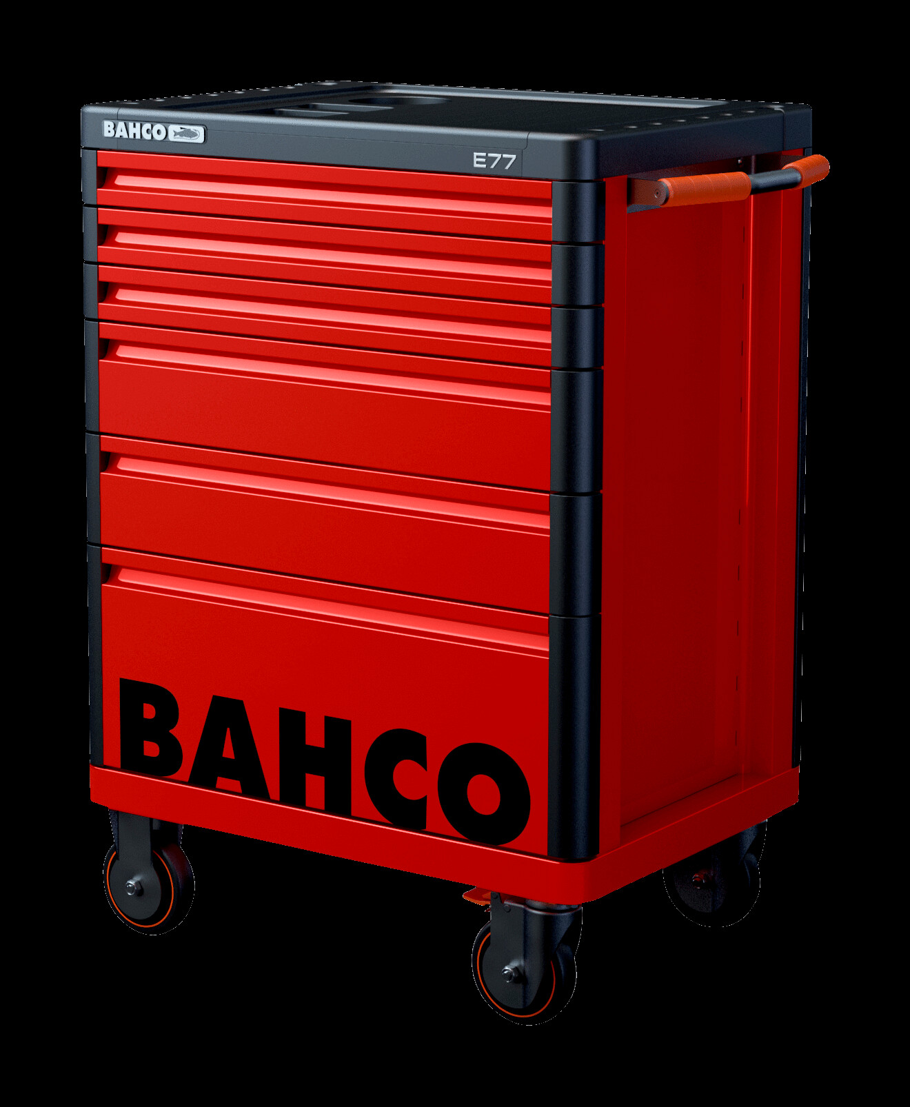 6 dr trolley red premium