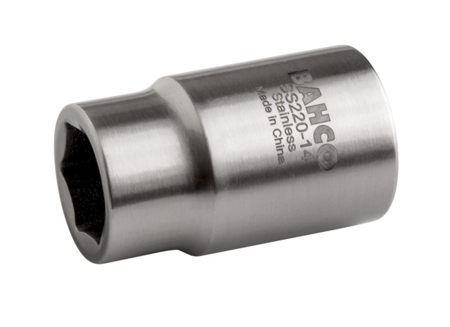 Stainless steel socket Bahco 24mm