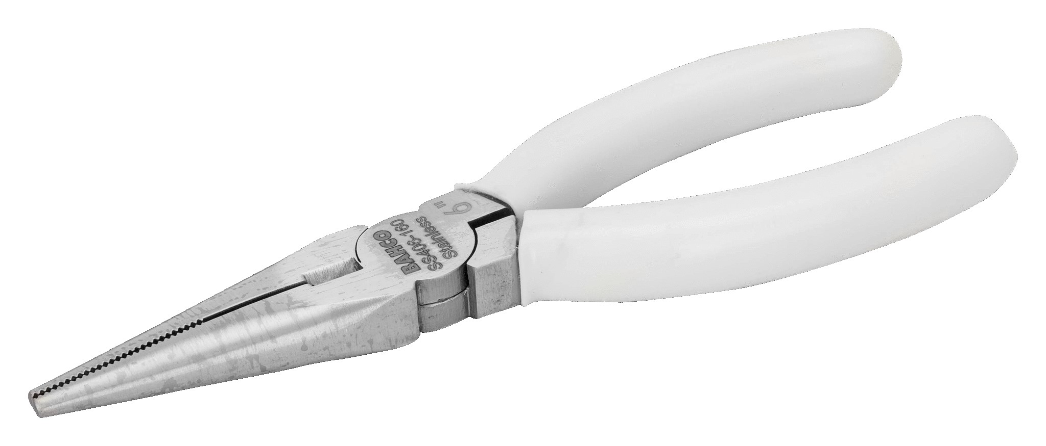 Bahco Stainless Steel Snipe Nose Pliers with PVC Coated Handles 175mm
