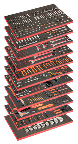 Tool set Bahco, 758 pcs in 11 foams , for 40