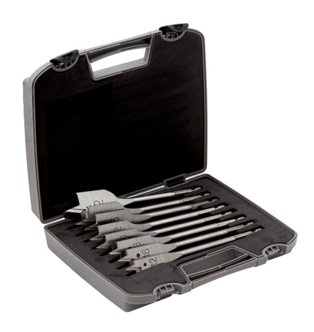 Flat wood drills bit set 8pcs 12-32mm