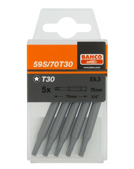 Bits 59S Torx T30 70mm 5pcs