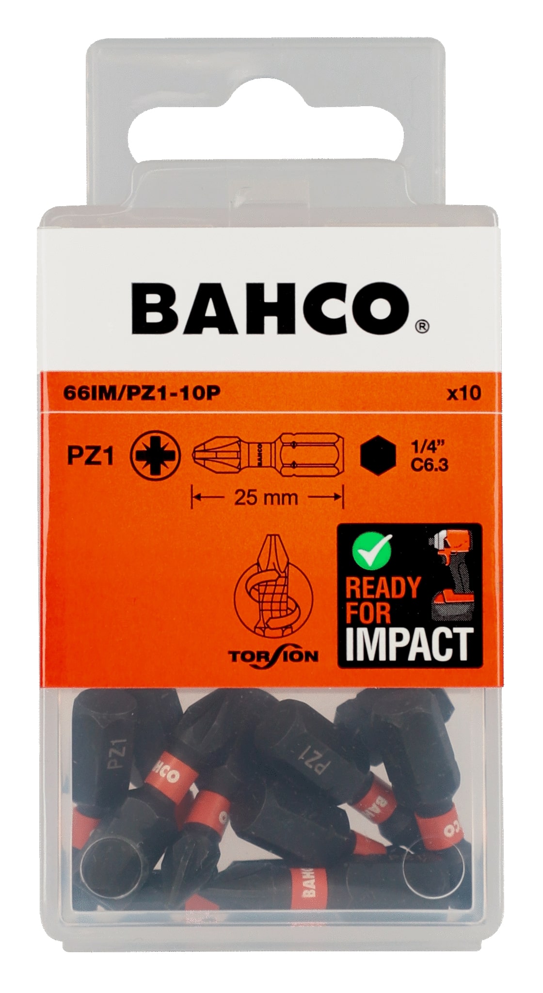 Uzgaļi 66IM PZ1 25mm Impact, 10 gab.