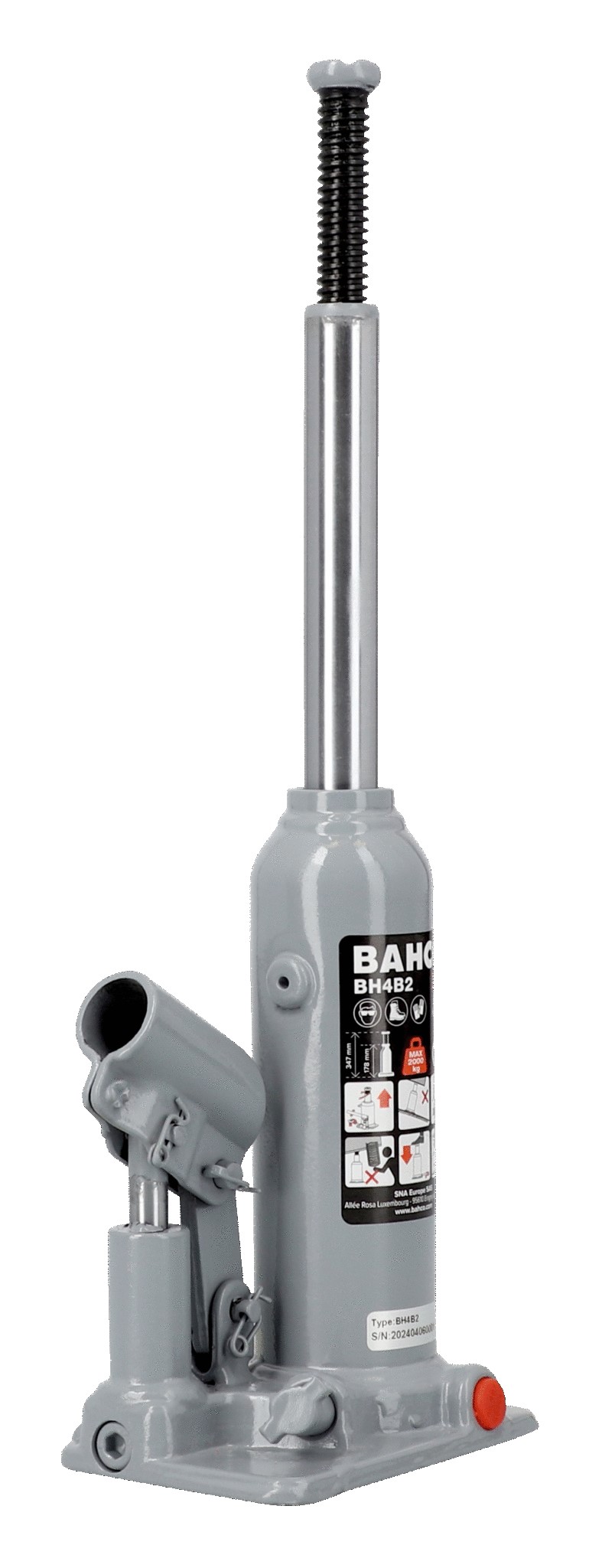 Bottle jack, Premium 2t 178/347mm