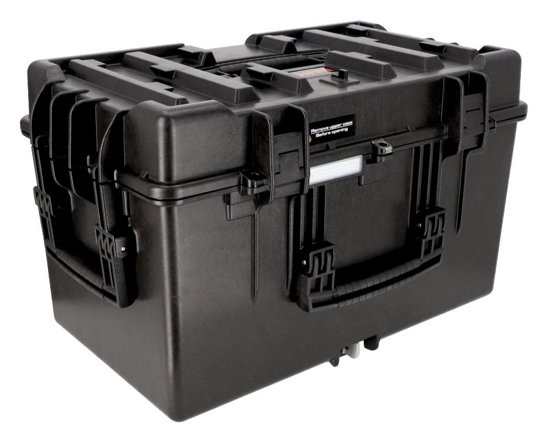 Bahco 50 l, IP65, īpaši izturīgs, pret ūdens šļakatām aizsargāts, sakraujams cietais koferis; 585 × 368 × 348 mm