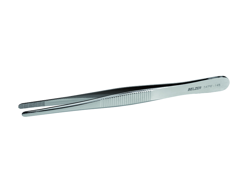 General purpose tweezers hardened steel 200mm