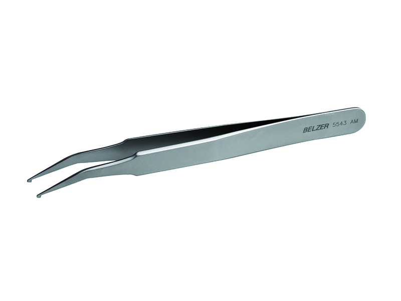 Tweezer for positioning sot devices at 30° angle 120mm SM117-SA