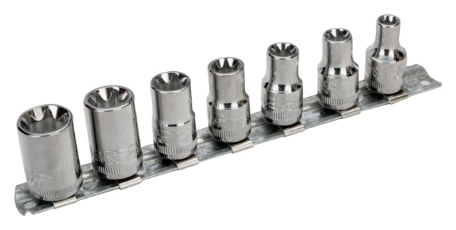 Socket set Torx E8-E18 3/8