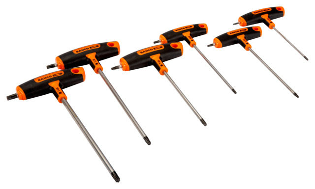 Skrūvgriežu komplekts Torx 6 gab. T10-T40