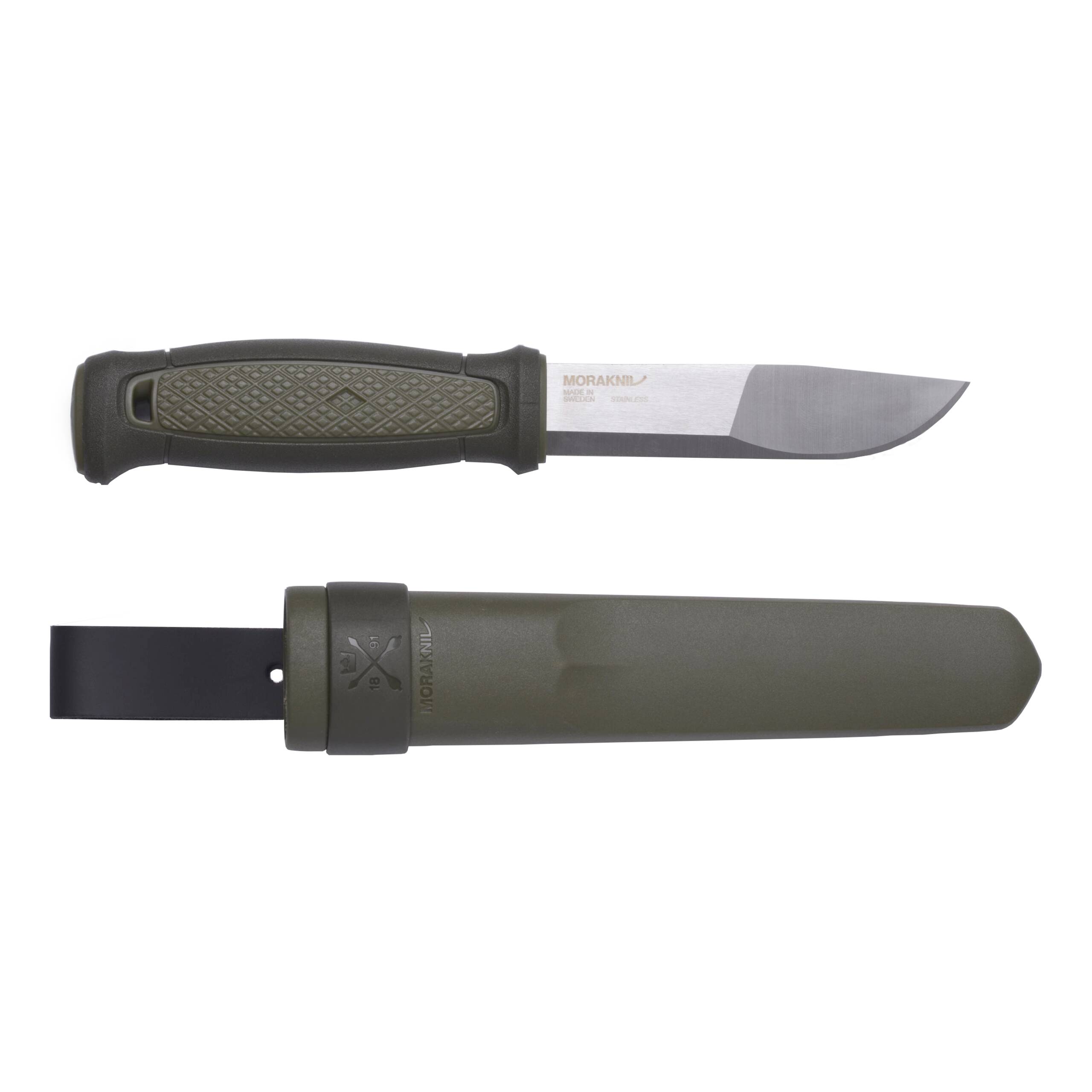 Morakniv Kansbol ar polimēra futrāli (S), zaļš