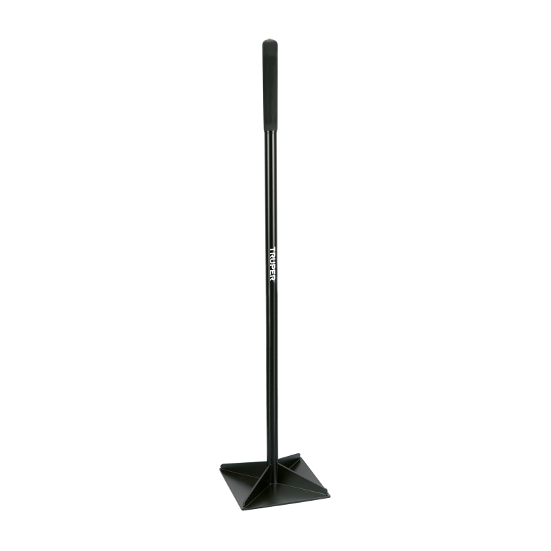 Truper blietēšanas plāksne ar 254x254 mm pamatni, tērauda kāts 1220mm
