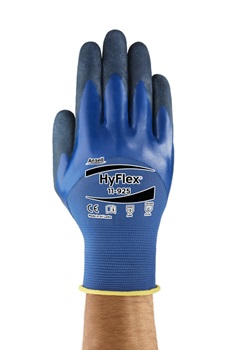 Aizsargcimdi ar dubulto nitrila pārklājumu Ansell HyFlex® 11-925, 6. izmērs