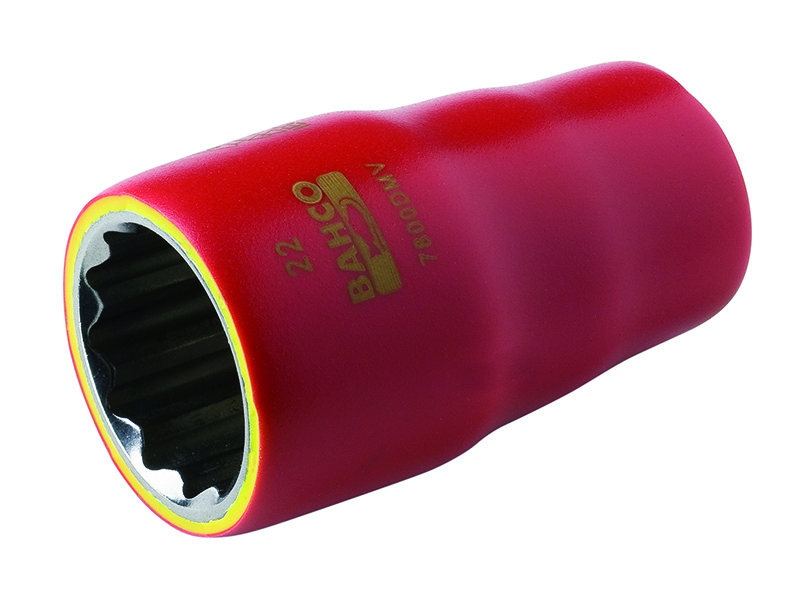 Insulated double hexagon socket 7800DMV 22mm 1/2