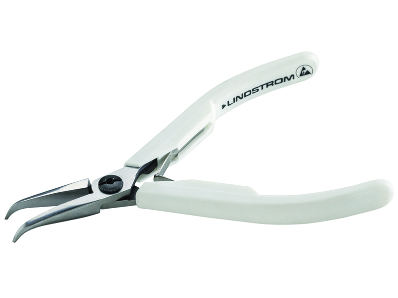 Snipe nose pliers Supreme with bent tip 129mm ESD