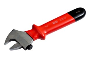 Insulated adjustable wrench with side nut 8070VL 165mm max 20mm 1000V VDE