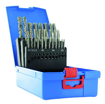 Set TMA of Hand Taps  and Drills for M3-M12.