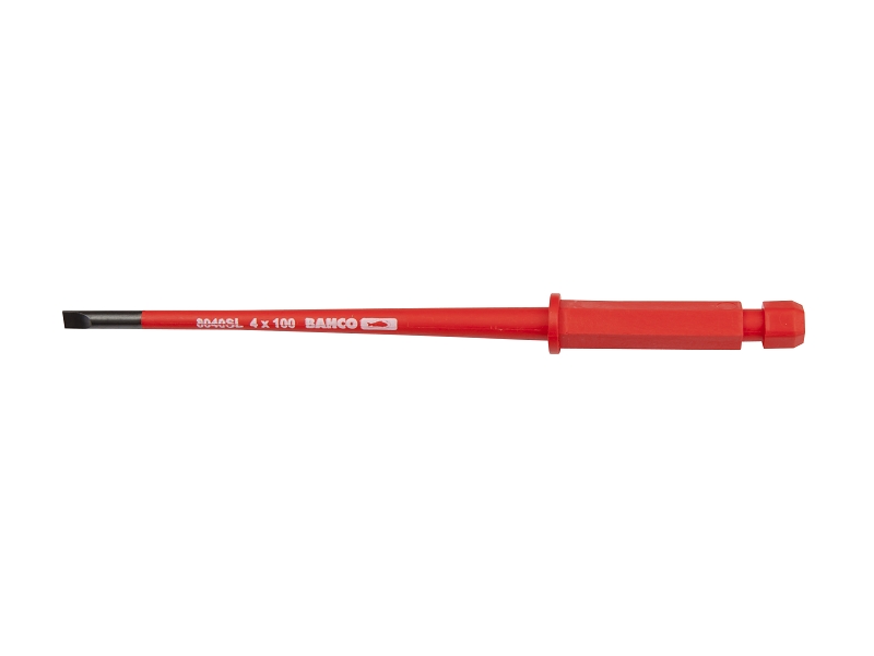 Insulated interchangeable blades with reduced diameter for slotted head screws 0,5x3,0x100mm 1000V 2tk