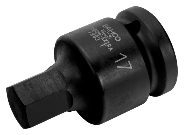 Hexagonal tip socket driver 7993T 24mm 3/4