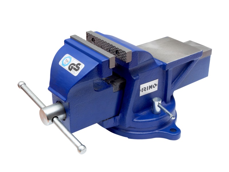 Heavy duty square guide bench vise, 150mm wide jaws, max opening 150mm, 29,7kg Irimo