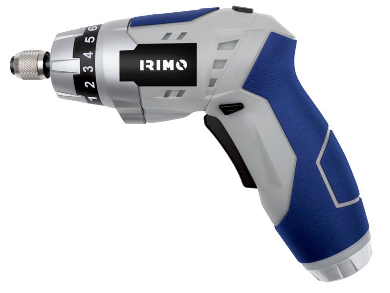 Cordless screwdriver 3,6V with 1300mAh Li-Ion battery 4x1/4” screwdriver bits included • 200RPM