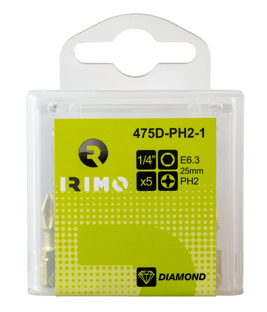 Torsion Diamond uzgalis Irimo PH1 x 25mm 1/4 