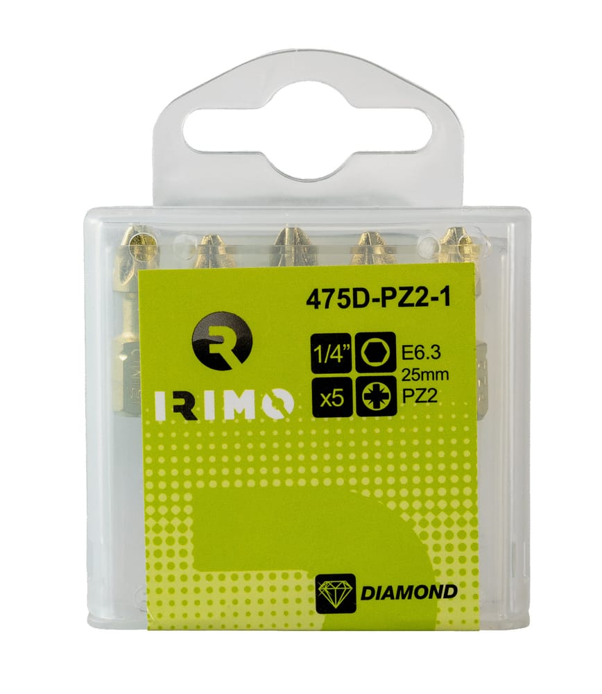 Torsion Diamond uzgalis Irimo PZ1 x 25mm 1/4 