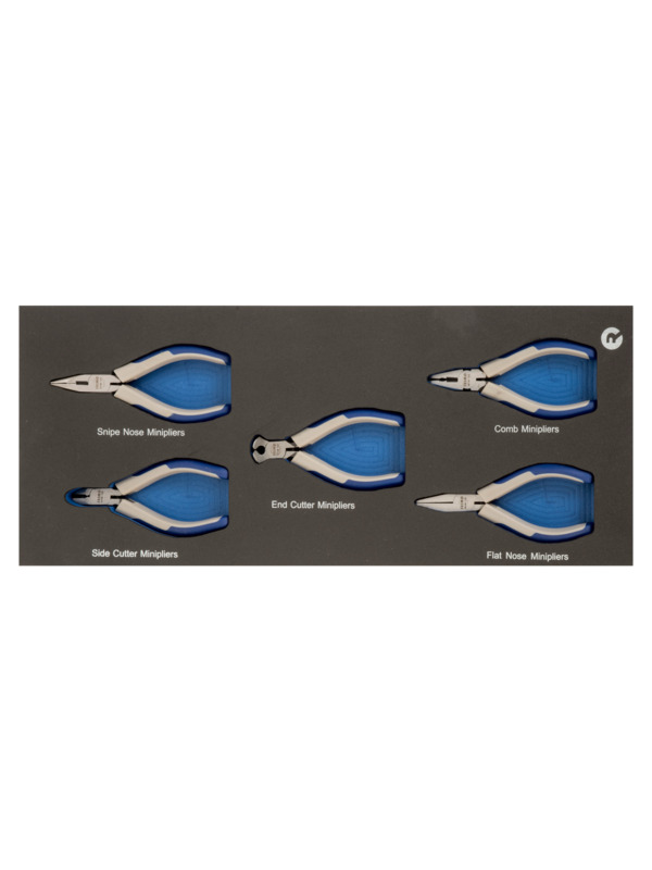 Mini pliers set 5pcs 1/3 foam Irimo