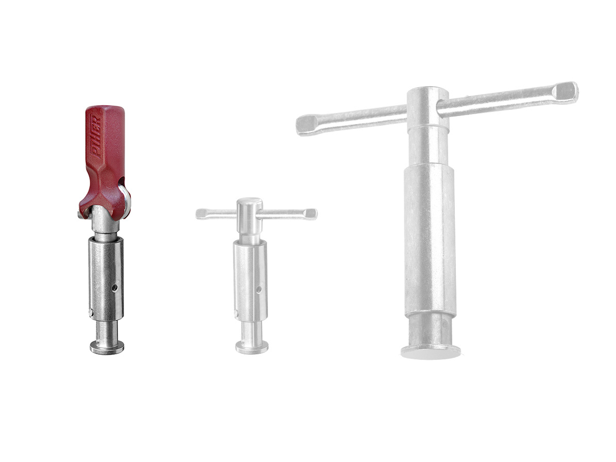 PRESSURE LIFT WELDABLE SCREWS WITH MAXIPRESS HANDLE