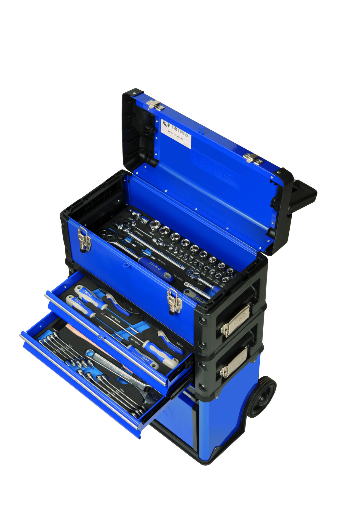 Tower tool box with wheels and 95 tools Irimo