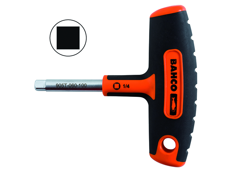Socket driver T-handle 1/4
