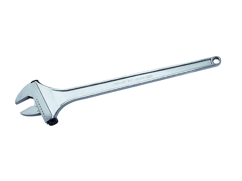Side nut adjustable wrench 750mm max 77mm chromed